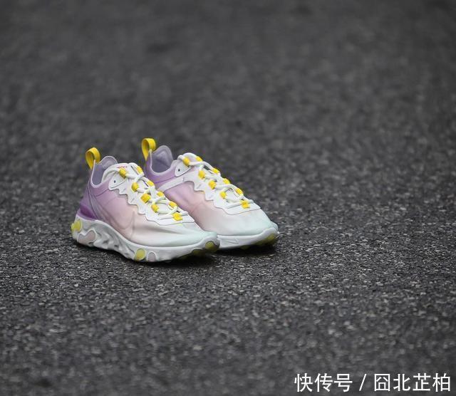 『亮眼』亮眼渐变鞋面!全新配色NikeReactElement55实物曝光