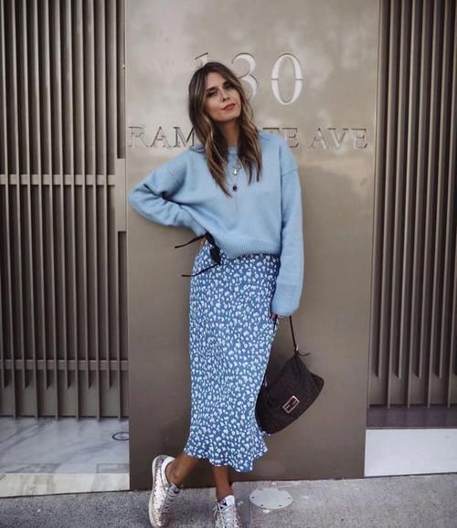  气质■裙子下面别搭高跟鞋，学学时尚达人的“娘MAN风格”，时髦显气质