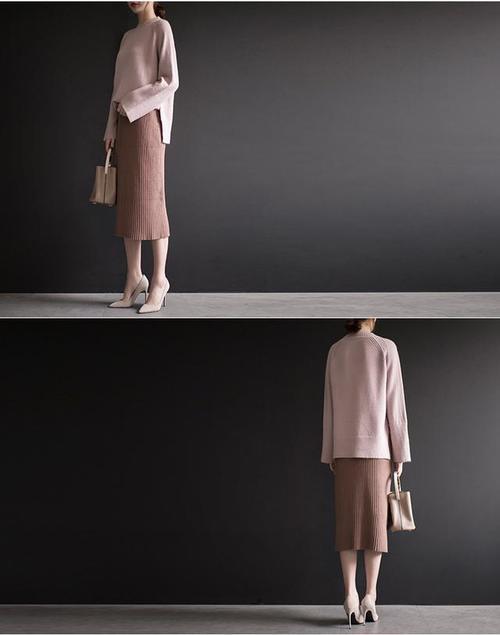 秋季针织搭配，优雅又美丽，时尚服装搭配推荐