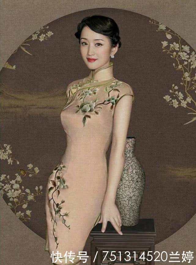 许晴穿旗袍引热议, 其实这些40多岁的女星穿旗袍一个比一个美!