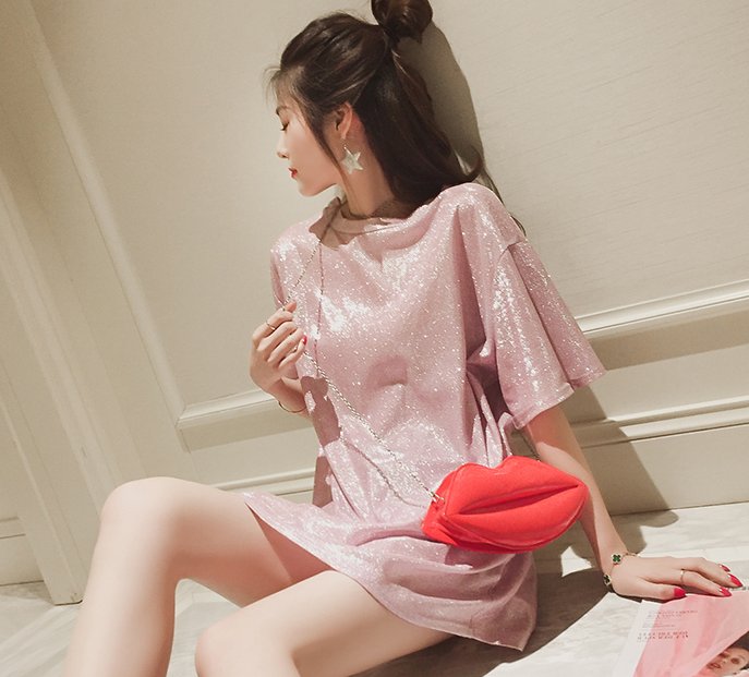 去夜店穿这样的闪光纱!比透视装还性感，比蕾丝还要撩人，666