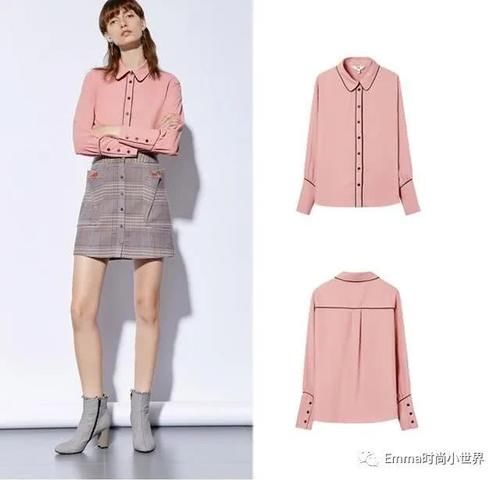  「春天」春天是时候让衬衫“露”出来了，要选设计感十足，清新淡雅的才行