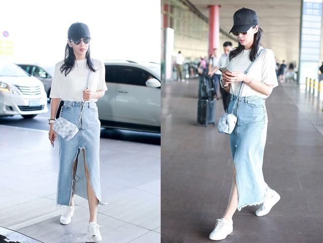 李冰冰45岁也敢只穿裹胸亮相，短裙提到大腿根，网友：这身材满分