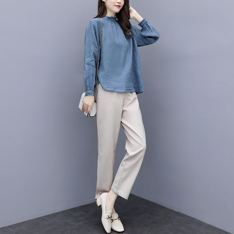 棉麻套装有多美，看了才知道!件件都是秋季爆款，洋气又好穿