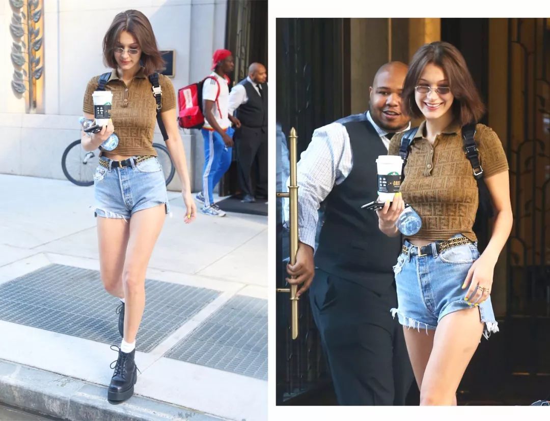 选对了才知道，牛仔短裤真的可以穿出长腿、小蛮腰！