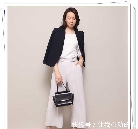 搭配■西装不要领子?日本30岁轻熟女人现在流行的春季造型