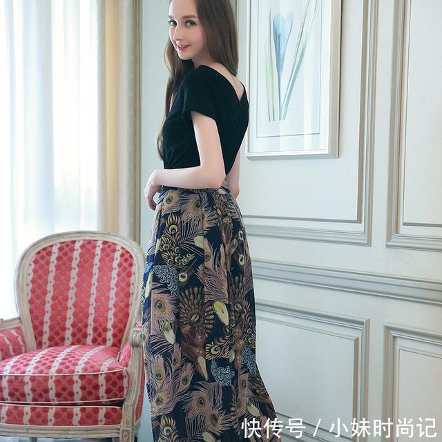  荷叶边@时尚修身阔腿裤套装，怎么美都不过分