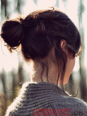 六款超美花苞头 教你如何扎出更时尚