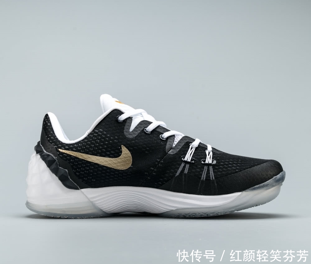 『水晶』科比毒液5 黑金水晶底篮球鞋!