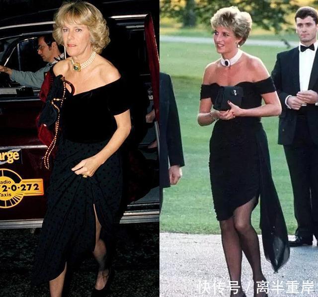 [气质]能让查尔斯痴迷的卡米拉也是有点料的，撞衫戴安娜小黑裙不输气质