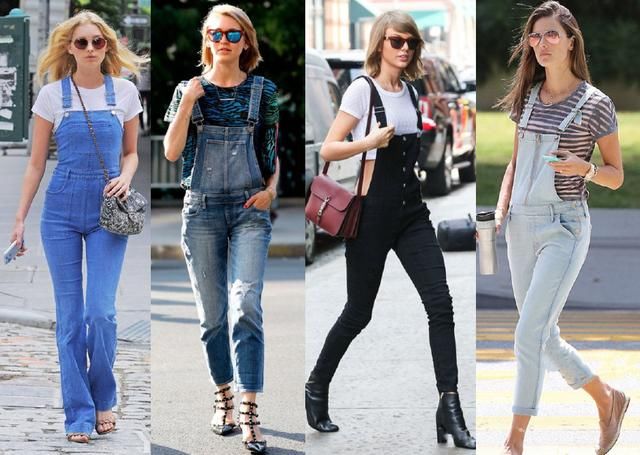 背带裤里搭什么？当然是这三件衣服啦，夏天这么穿才有范儿