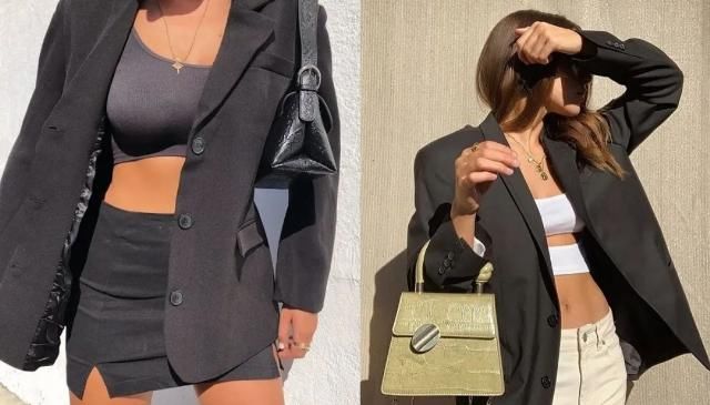 【TOP姐】一件黑色西装,打造16个时髦look!