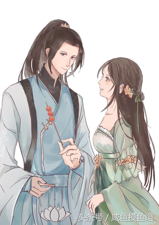 板绘教程遇见逆水寒叶问舟同人插画教程