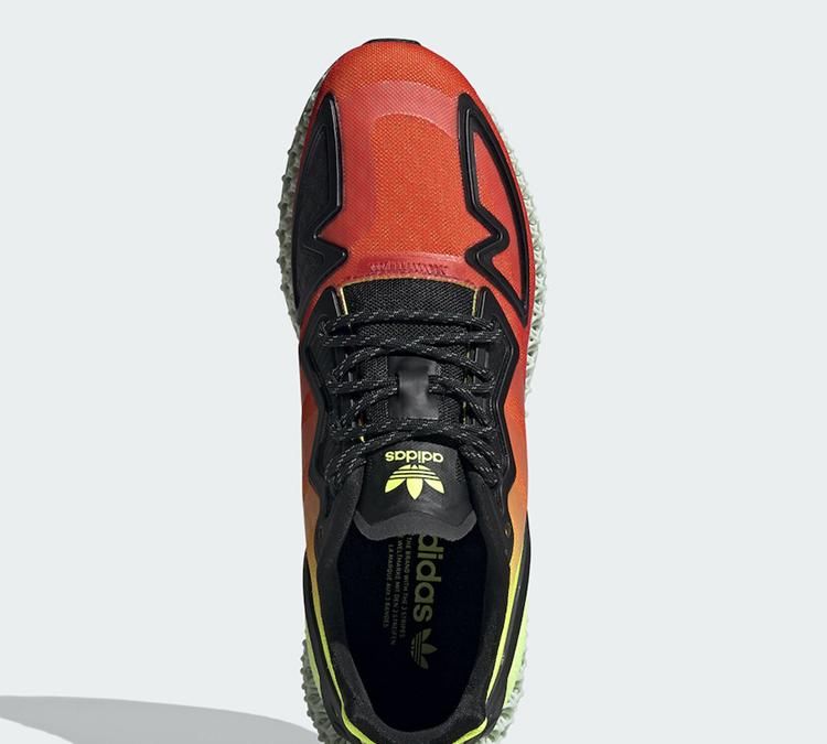  [adidas]橙黄渐变配色热情十足！这双adidas ZX 2K 4D你打几分