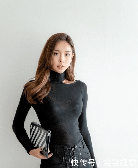 『美女』摄影:美女穿这么黑,准备当女侠吗?