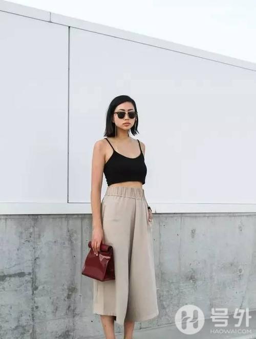 穿衣阔腿裤的夏日穿搭，这样穿准没错！