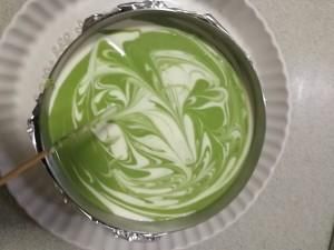  「烤箱」无需烤箱??零失败??抹茶大理石慕斯??入口即化