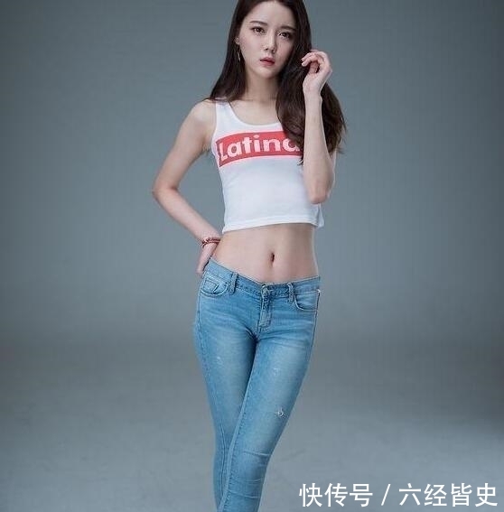 【美女】活力十足的牛仔裤美女,气质出众,无论走到哪都是焦点