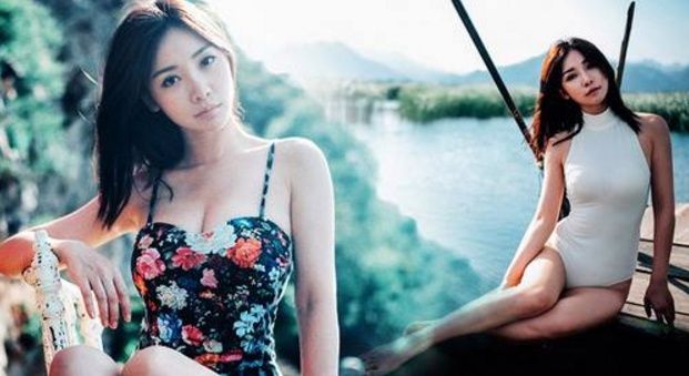 柳岩和童菲同是拍男人装，童菲比柳岩大胆多了，时尚片拍成科幻片