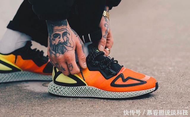 『日落』第一款「日落」配色的 adidas 4D 跑鞋!很有动感效果