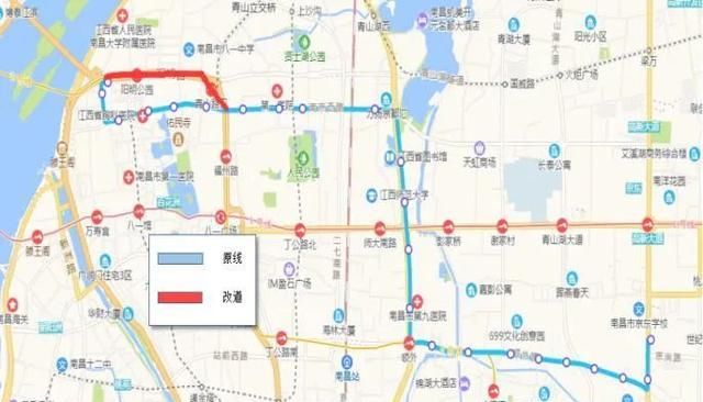  #叠山路胜利路口#最新消息：5月3日起 南昌多条公交线路调整