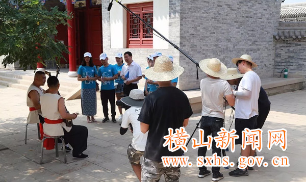 区长当导游 带您游横山摄制组来横山拍摄