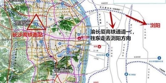 渝长厦高铁路线确定 湖南这个县成最大赢家