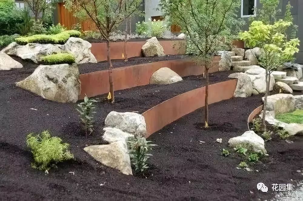 坡地庭院，高差处理的细节之美