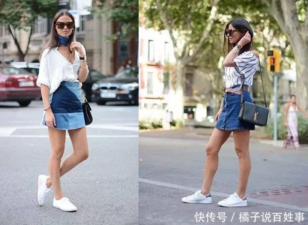  #就算#就算已经烂大街了，这5种小白鞋穿搭依旧是街拍霸主
