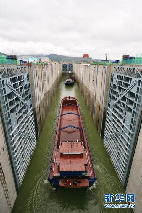  【大藤峡】广西大藤峡水利枢纽工程试通航启动