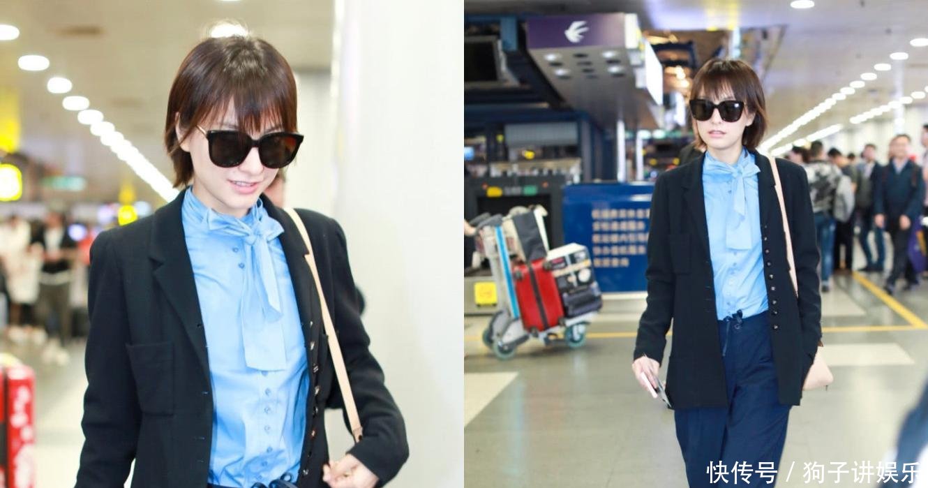 吴昕真会穿, 红上衣配阔腿裤至少显瘦20斤, 网友: 瘦到不敢认!