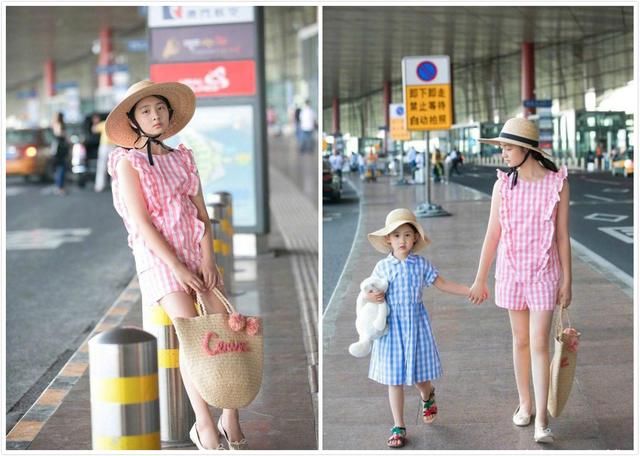 两人同岁，在机场黄多多美丽时尚，但到了巴黎秀场，李嫣霸气外露