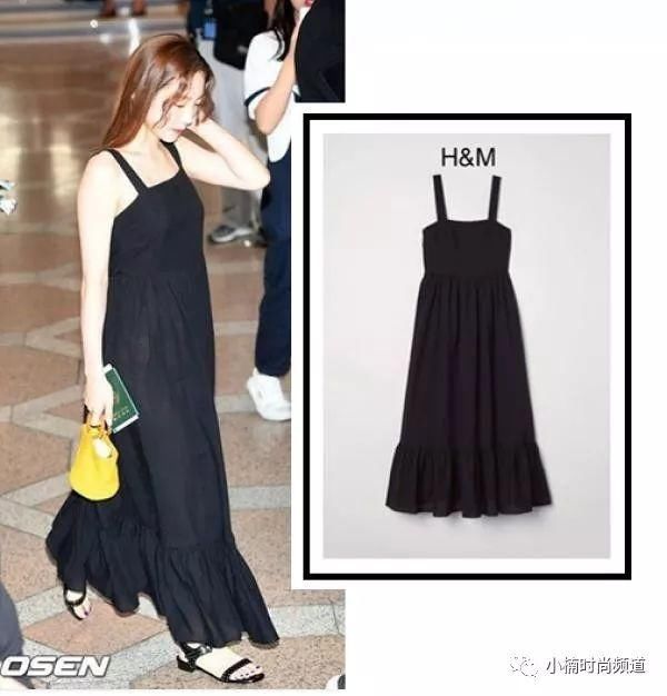 大明星也爱平价时尚！泰妍波浪刘海搭配露背装现身机场！