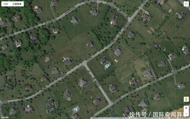  「大片」看看美国的农村的房子，大片的空地不种东西，就那么喜欢草坪