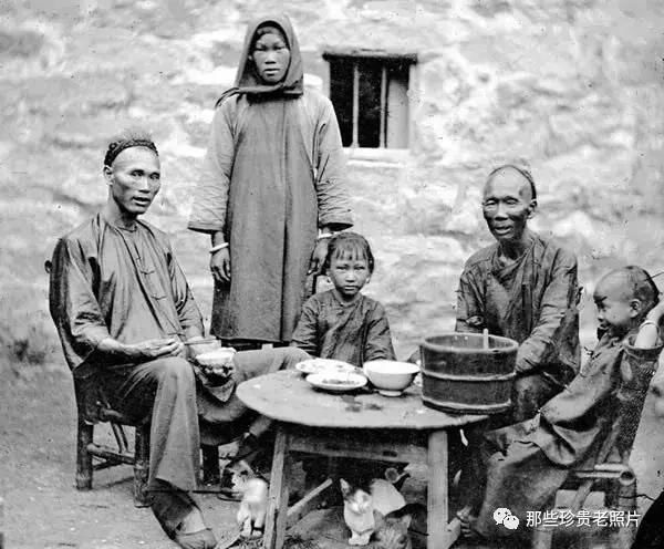荒凉的晚清农村老照片