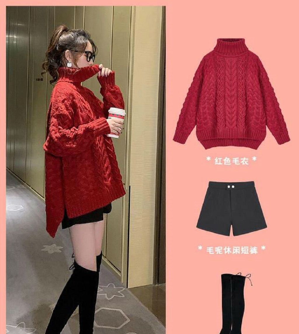  #搭配一#小姐姐试穿高跟过膝长靴,穿上身的效果真的超气质很显女人味!