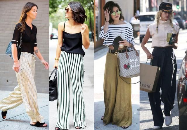 这三条阔腿裤我可以穿整个夏天,36套搭配示范,通勤出街两不误