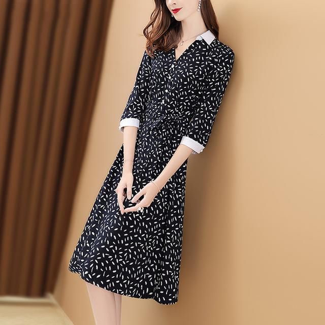 9月刚上新的秋装裙真是怪！老婆一买就是8件，上身真是怪好看的