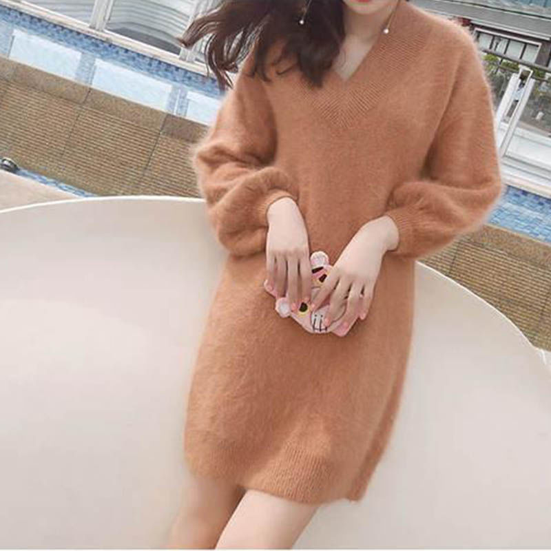 今年的新款貂绒毛衣火翻了,比皮草还洋气,显瘦减龄,谁穿谁美嫩