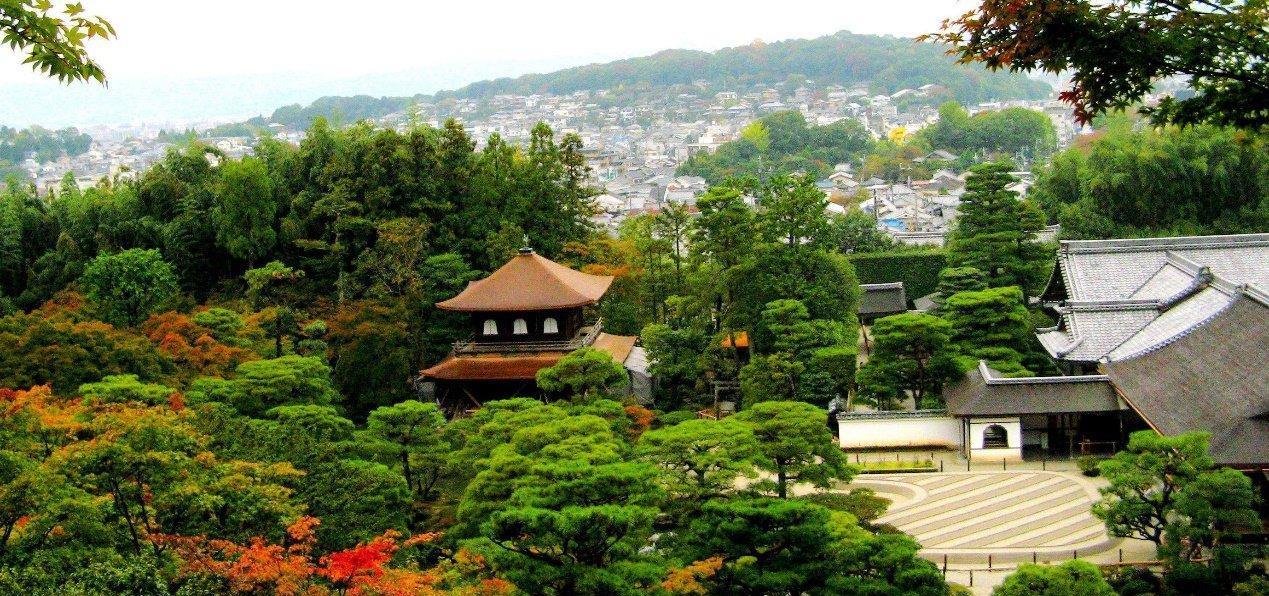 #金阁寺#日本仿效中国修建的城市,用金子打造寺庙,庭院被称为极乐净土