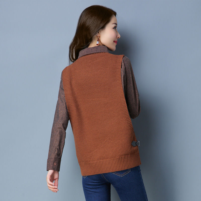 头次见，比卫衣还洋气的针织衫搭小脚裤，老婆穿了，美嫩的不得了