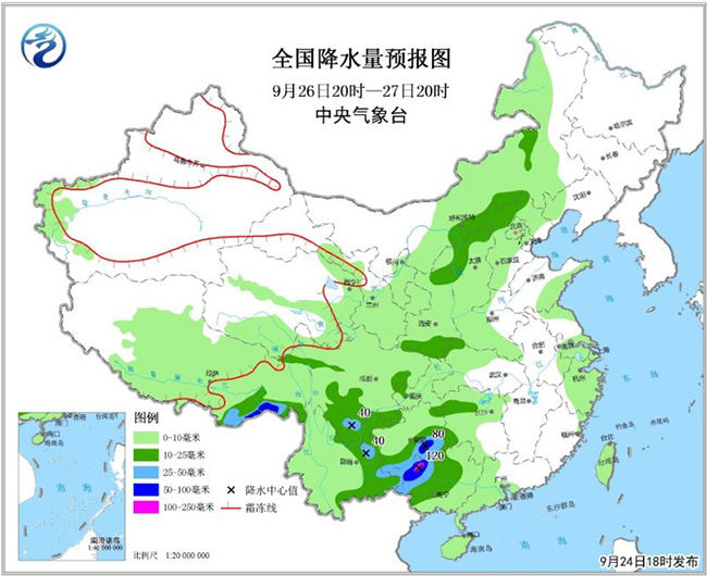 西南地区等地局地有强降雨 冷空气将影响我国北方地区