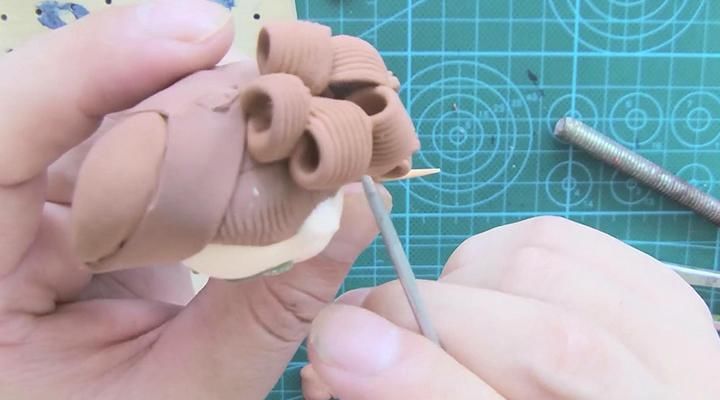 手工空军小姐姐头部教程来了，她来自第五人格