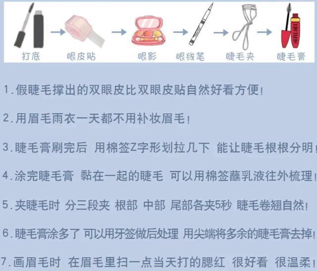  『实用』不到1分钟就能化个美美的妆，这些化妆小技巧超级实用