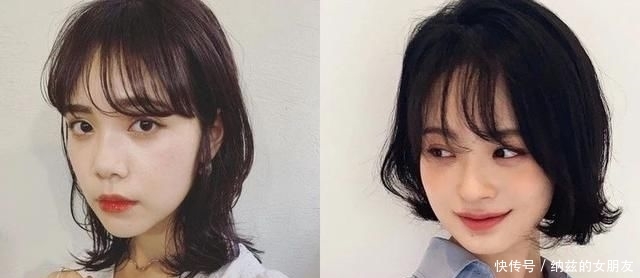 正夯:这5款韩国正夯的中短发发型,搭配不同卷度瘦脸效果超好