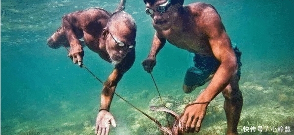 世界上唯一的海底民族:不适应陆地生活,却能在海底正常行走