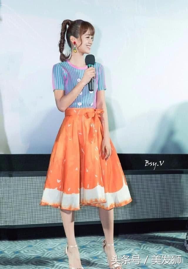 “糖宝”不过是留了个空气刘海,就从29岁变19岁,网友:好可爱!