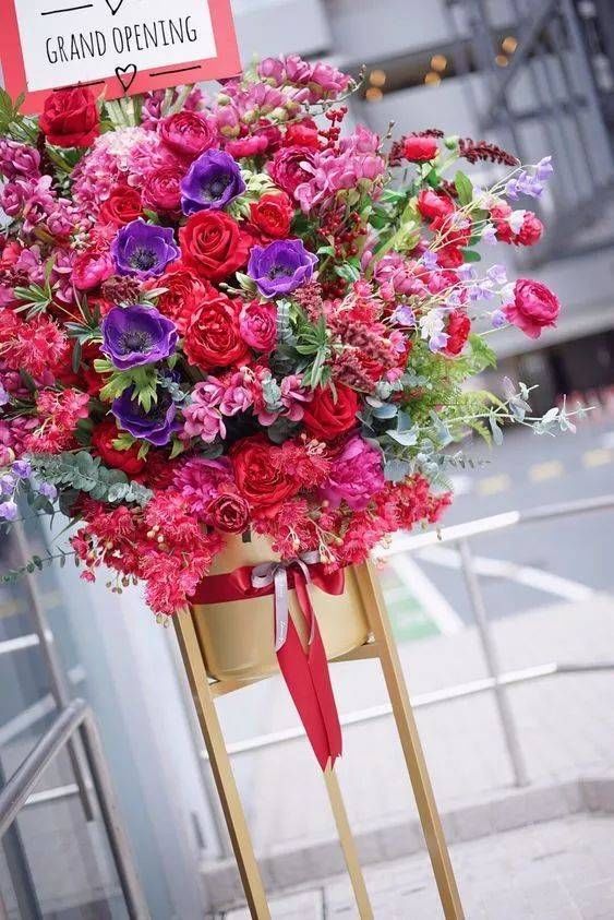 花材:开业花篮行为大赏,你知道多少?