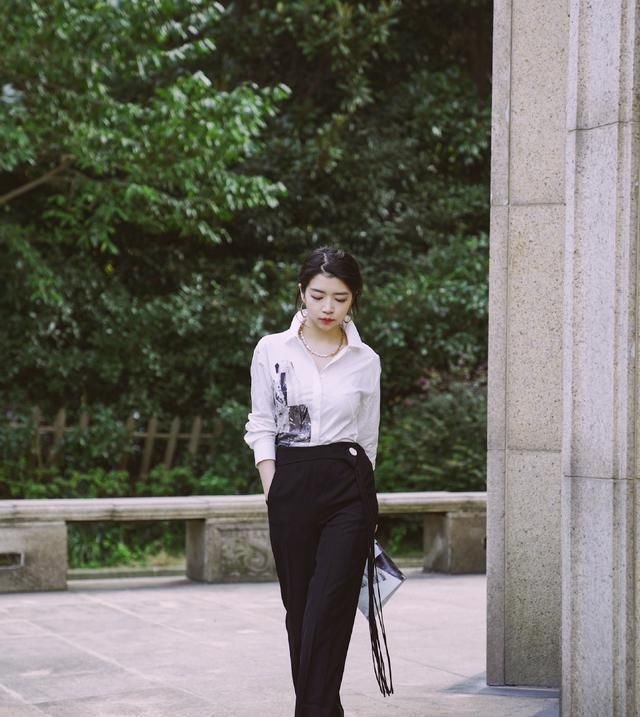 【初秋】初秋阔腿裤怎么穿,学三木博主的复古搭配,时髦高级又气质