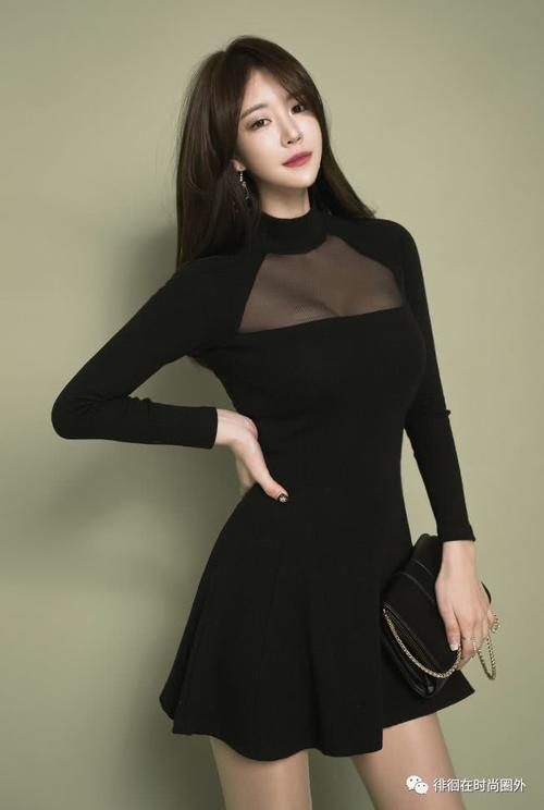 法式浪漫裙子，高跟鞋大美女，心猿意马